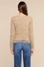 Mireille Fringe Trim Cardigan Natural