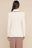 Ranch Knit Blazer Ivory/ Dark Cappuccino