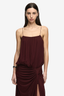 Kora Blouson Maxi Dress Plum