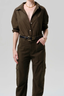 Thea Boyfriend Shirt Dark Olive