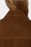Lessa Suede Leather Jacket Cognac