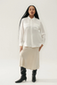 Long Bias Cut Skirt Hazelnut