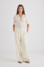 Featherlight Cashmere Shirt Cream