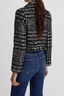 Long Sleeve Mini Jacket Black Houndstooth