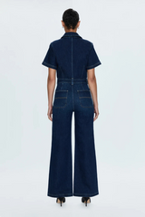 Jacob Short Sleeve Carpenter Jumpsuit Alpine