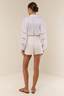 Porto Shorts White Linen