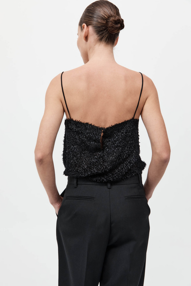 Feathered Silk Cami