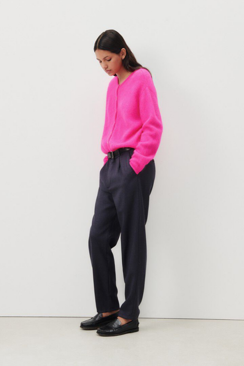 Vitow Cardigan Neon Pink Melange