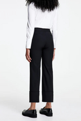 Cuffed Flood Pant Deep Black