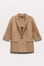 Jennie Linen Blazer Muted Brown