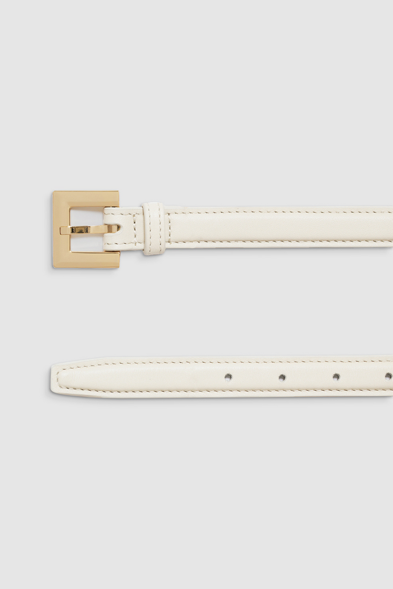 Nicola Belt Bone With Gold