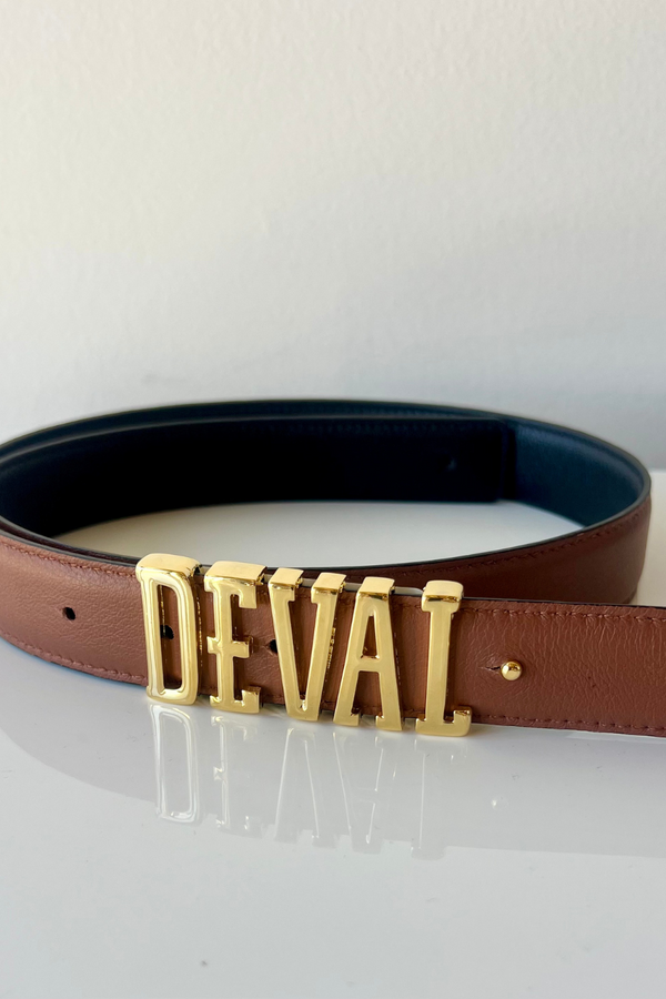 Deval Reversible Belt Black/ Tan Excluding Buckle