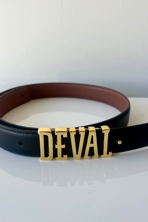 Deval Reversible Belt Black/ Tan Excluding Buckle