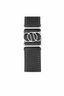 Double-Sided Smooth Leather Belt Black/Tan/Silver