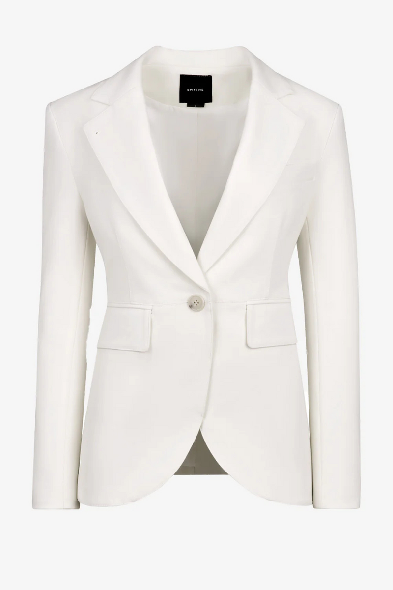 Seamed Blazer Chalk