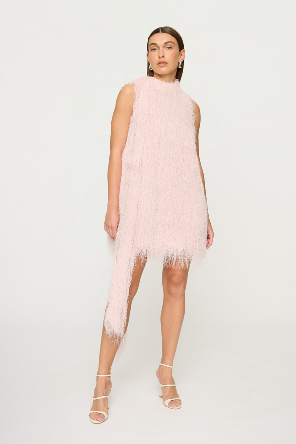 Mara Fringe Mini Dress Blossom