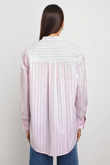 Elsa Shirt Cherry Blossom Stripe