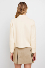 Remington Zip Up Jacket Ivory