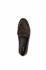 Ivana Loafer Choc Snake