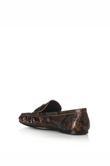 Ivana Loafer Choc Snake