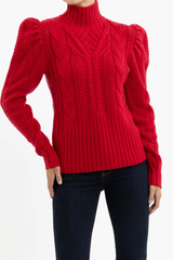 Valley Knit Jumper Red