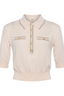Masaki Sweater Parchment / Cappuccino Gold