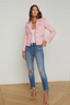 Sylvia Collared Jacket Pale Pink Gold