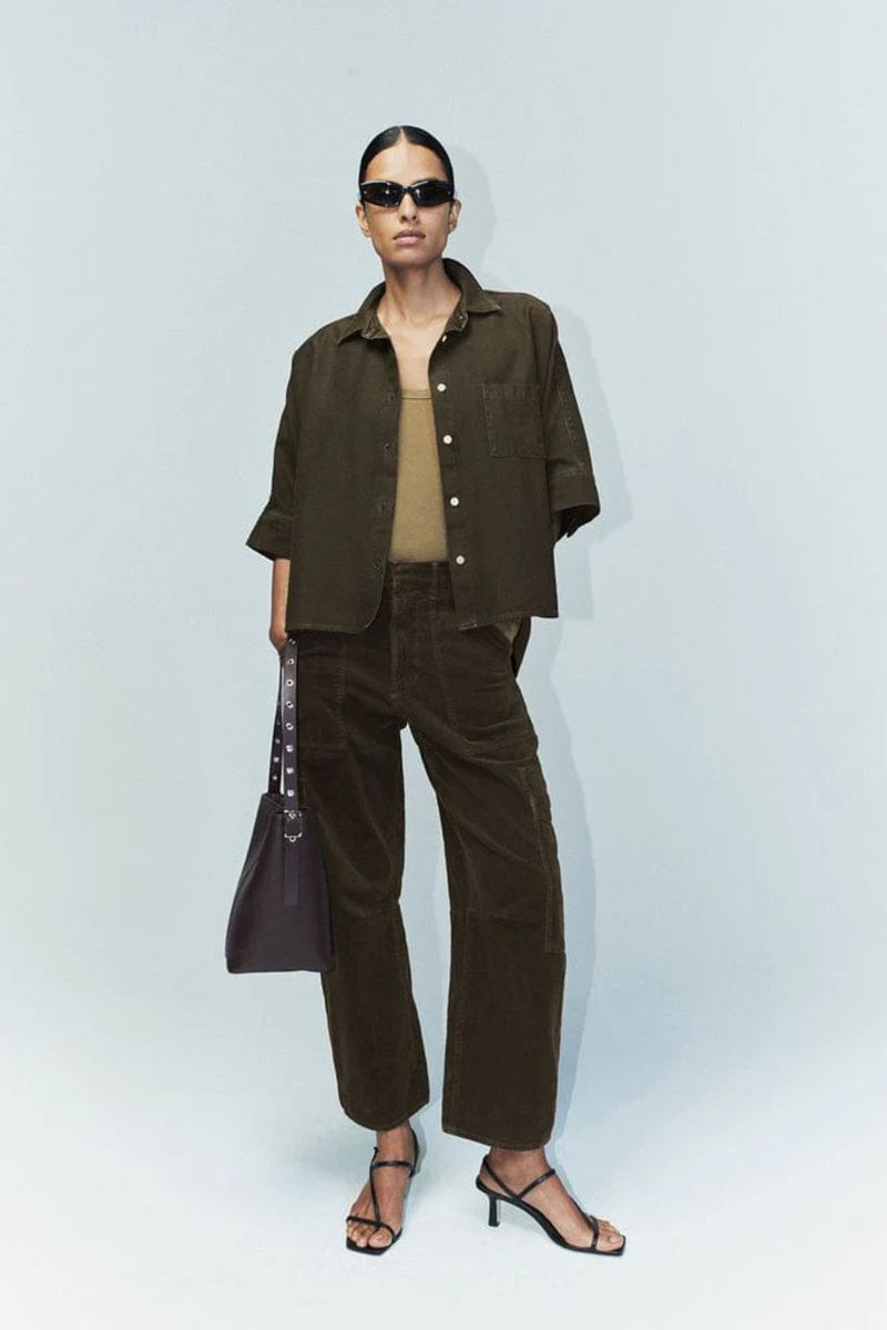 Marcelle Low Slung Cargo Corduroy Costes
