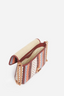 Small Braided Leather Moon Bag Multicoloured