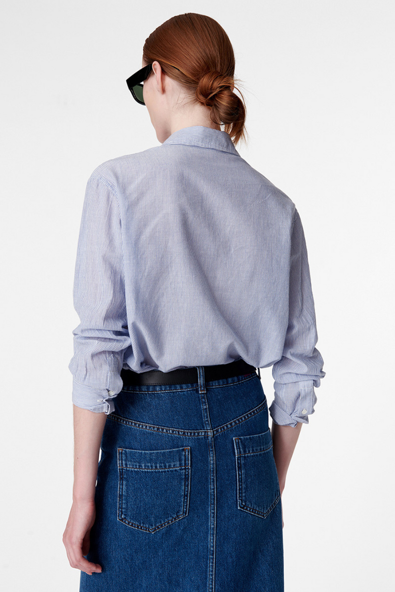 Druyat Shirt White/ Blue