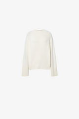 High Neck Jumper Off White