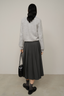 Button Up Cardigan Light Grey