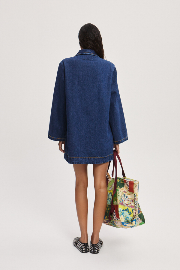 Speedy Denim Mini Dress Indigo