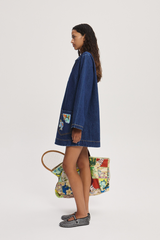 Speedy Denim Mini Dress Indigo