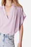 Cory Silk Blouse Parme