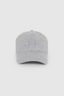 Jeremy Baseball Cap Framed Monogram Heather Grey