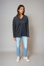 Cooper V Neck Cashmere Jumper Black