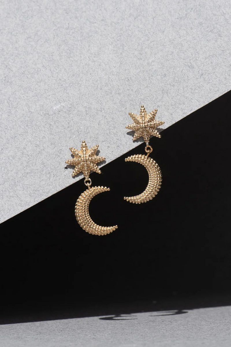 Moonlight Earrings Gold