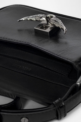 Le Zazi Vintage Patent Bag Black
