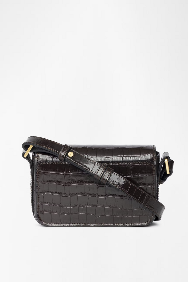 Le Zazi Embossed Croco Wood