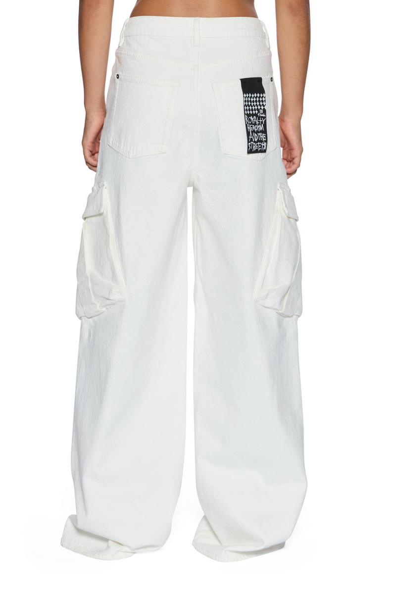 Baggy Jean Cargo Ecru