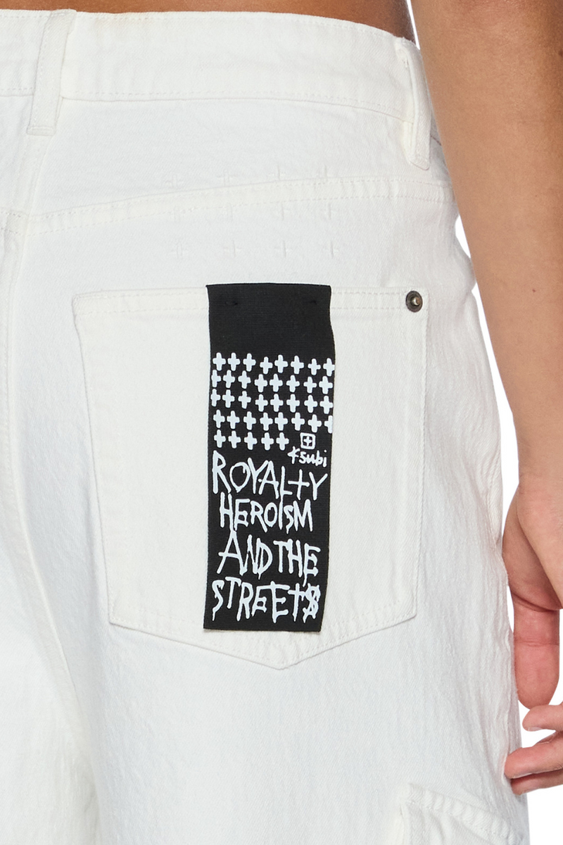Baggy Jean Cargo Ecru