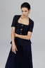 Jonie Midi Dress Navy