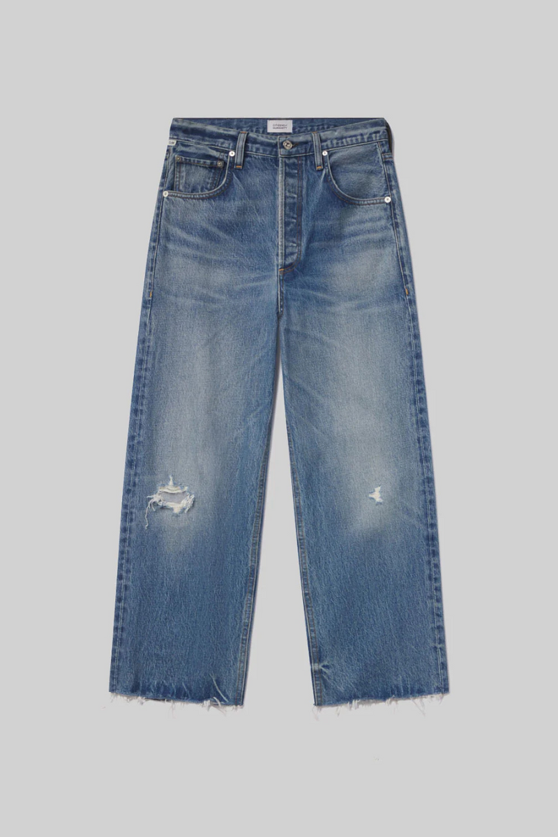 Ayla Raw Hem Crop Solano