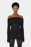 Tozzi Knit Top Black