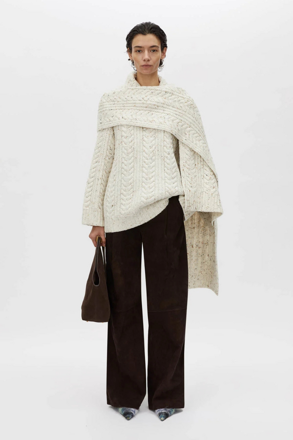 Terrazzo Scarf Cream Fleck