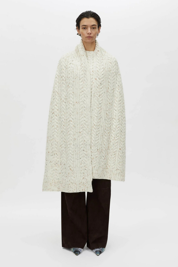 Terrazzo Scarf Cream Fleck