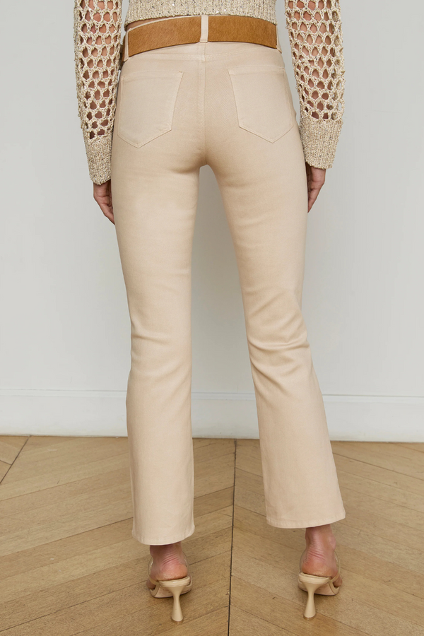 Tati Crop Micro Boot Jean Cement Coated