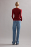 Beau Merino Knit Top Maroon
