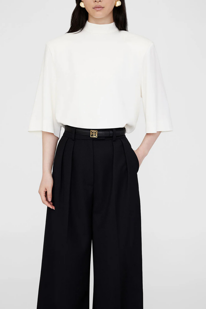 Monogram Belt Black